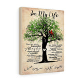 In My Life Lyrics -- Canvas  11"X14" -- 2