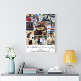 Print -- The Mitchell’s at X-mas in July -- Canvas 18x24 -- Printify