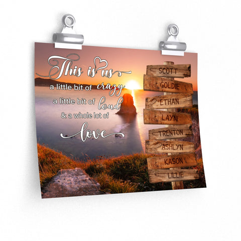 Name Street Sign -- 9''x11'' -- Scott & Goldie