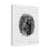 Lyrics Song -- Canvas  11"X14" -- Karlyn & Matt