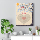 Lyrics -- The Best -- Canvas 12x16 -- Printify