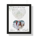 Framed Printify 16x20 - Crystal and Arturo - Somewhere Over the Rainbow