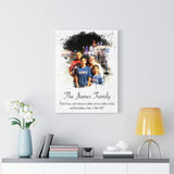 Print poster -- The James Family -- Canvas 18x24 -- Printify