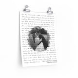 Lyrics -- Zach & Whitley 11.9.2019 -- 11x14 -- printify