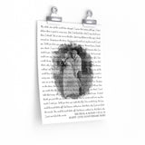 Lyrics -- Micheal & Randi 03/21/10 -- 9x11 -- Printify