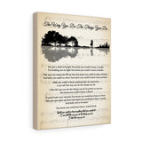 Music Song Lyrics -- Canvas 11"X14" -- The Way You Do The Things You Do