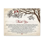 Canvas Gallery Wraps 16x12 Printify - Thank You - Design 25