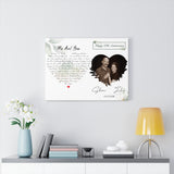 Music Lyrics Song -- Canvas  18"X24" -- Shane & Julie