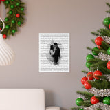 Lyrics Song -- poster/ 11''x14'' -- Ricky & Jessica