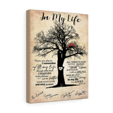 in My Life Lyrics -- Canvas 11x14 -- 15 -- printify