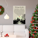 Lyrics Song -- poster/ 12''x18'' -- Keeper of the stars (Tracy Bryd)
