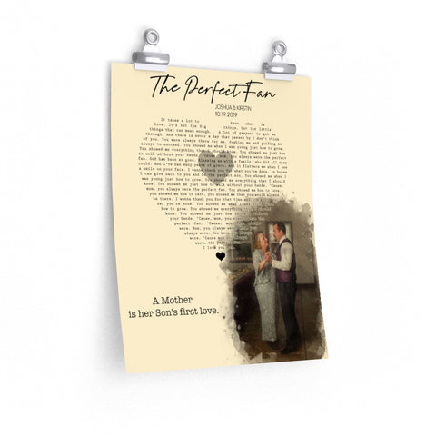 Song Lyrics --  Joshua & Kirstin  10.19.2019 -- 11x14 -- printify