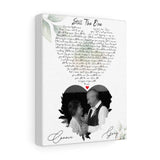 Lyrics Song -- Canvas 8"x10" -- Greg and Connie