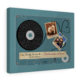 Lyrics -- Felipe & Rachel 01•13•2022 -- Canvas 11x14 -- Printify