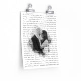 Lyrics Song -- poster/ 9''x11'' -- Andrew and Farren