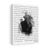 Lyrics -- Mitch & Mary 06.02.2021 -- Canvas 8x10 -- Printify