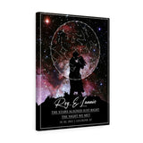 Star map -- Roy &Lannie 10/02/2021-- Canvas 18x24 -- Printify