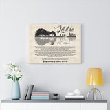 Let It Be Lyrics -- Canvas 18"X24" -- 2