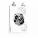 Lyrics -- Tom & Lorie 12/31/2014 -- 9x11 -- Printify