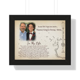 Thomas Gregory Strong-Hevel - In My Life - Black Framed Printify 14x11