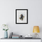 Lyrics Song -- Black framed poster/ 16"x20" -- Luke & Lizzy 07.14.18