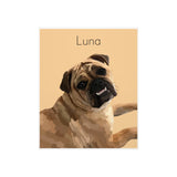 Printify Poster 9x11 - Luna Dog 2.6