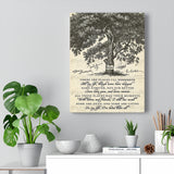 In My Life Lyrics Poster -- Canvas  12"X16" -- 1 -- printify
