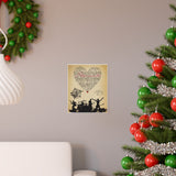 Lyrics Song -- poster/ 9''x11'' -- Determinate/Bridget Mendler