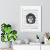Lyrics -- Love you always, Mom. -- White frmed 12x16 -- Printify