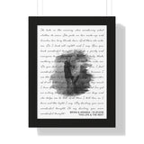 Music Lyrics Song -- Black Framed 12”x16” -- Bryan & Amanda