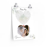 Lyrics Song -- poster/ 11''x14'' -- Dominic 03.16.2018 Krista