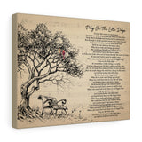 Pray on the Little Days -- Style 3 -- Canvas 11x14 -- Printify