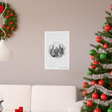 Lyrics -- Hope, Love, Family -- 12x18 -- Printify