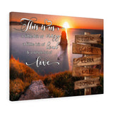 Street sign -- Eugene Cassie Kierra Kylee Dominick -- Canvas 18x24 -- Printify