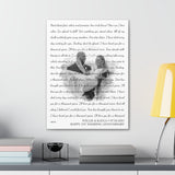 Lyrics Song -- Canvas 18"X24" -- Willie & Kayla 07.24.2021