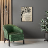 Lyrics -- You & Me -- Canvas 18x24 -- Printify