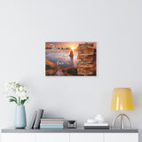 Street poster -- Wes & Brandi Jacey -- Canvas 12x18 -- Printify