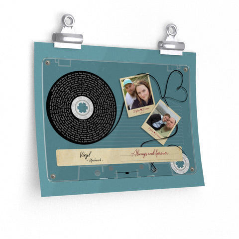 Cassette -- Dylan and Donna 9.8.12 -- 9x11 -- Printify