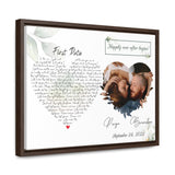 Gifts Poster -- Walnut Framed Canvas Wraps -- Brandon & Paige September 24, 2022