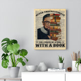 CREATORY Never Underestimate The Power -- Canvas 11"X14" -- 4 -- printify