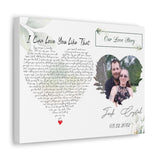 Canvas Gallery Wraps Printify 14x11 - I Can Love You Like That - Josh & Crystal 05/12/2012