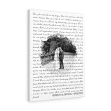 Lyrics -- Kenneth & Crystal 09.26.2020 -- Canvas 18X24 -- pRINTIFY