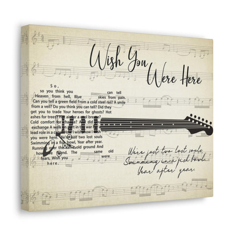 Canvas Gallery Wraps Printify 14x11 - Wish You Were Here - Design 8