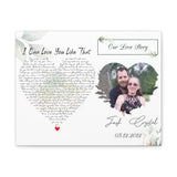 Canvas Gallery Wraps Printify 14x11 - I Can Love You Like That - Josh & Crystal 05/12/2012