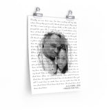 Lyrics -- Ju & Yomie 2022 -- 11x14 -- Printify