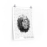 Lyrics Song -- Poster 18"x24" -- Lance & Heather