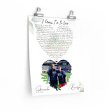Lyrics -- Amanda & Karissa 4/23/21 -- 11x14 -- Printify