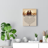 Grow Old With You Lyrics -- Canvas 8"x10" -- 2