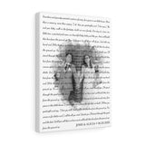 Lyrics Song -- Canvas 12"X16" -- Josh & Alicia 06.20.2020