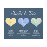 Love Anniversary -- Canvas 24"x30" -- PeiJai & Tavis